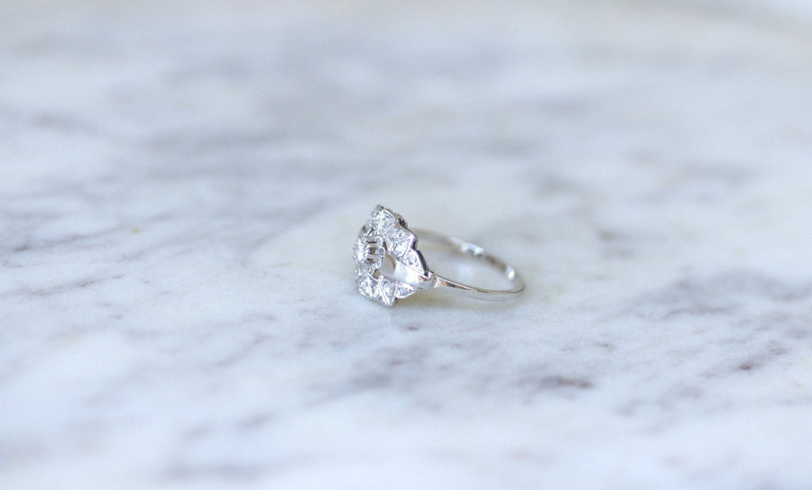 Art Deco diamond engagement ring - Penelope Gallery