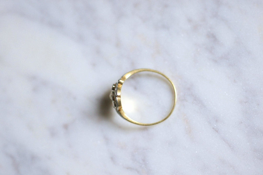 Belle Epoque gold and diamond engagement ring - Galerie Pénélope