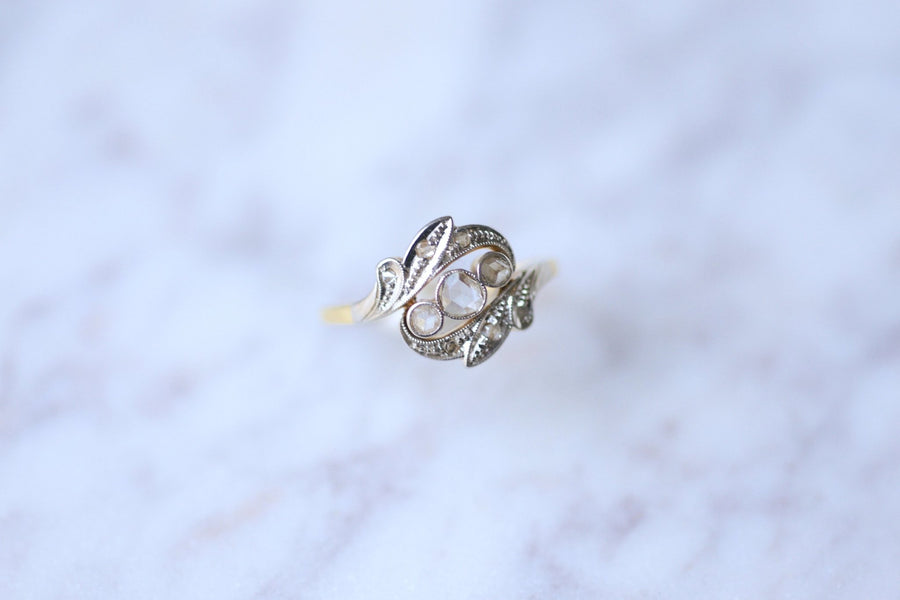 Belle Epoque gold and diamond engagement ring - Galerie Pénélope