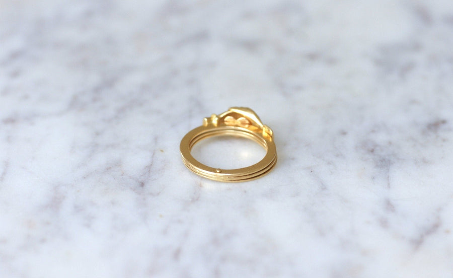 Yellow Gold Faith Ring - Penelope Gallery