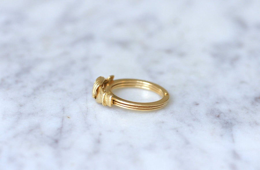 Yellow Gold Faith Ring - Penelope Gallery