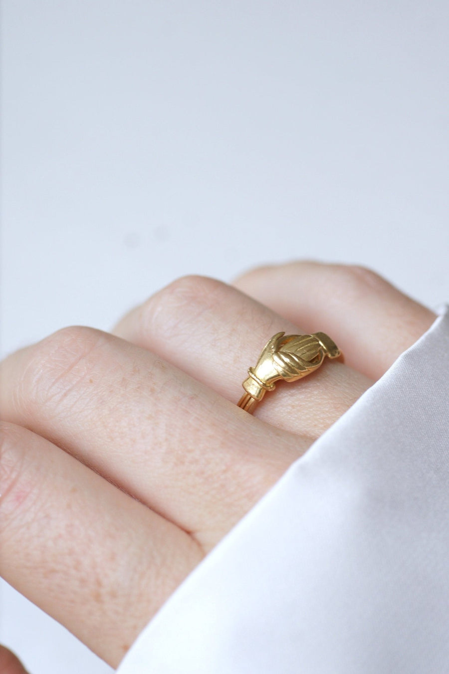 Yellow Gold Faith Ring - Penelope Gallery