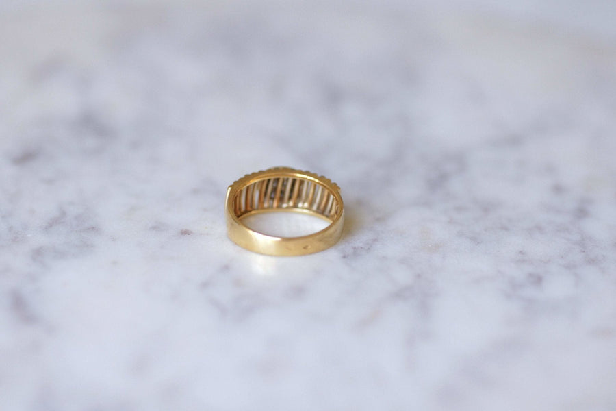 Two gold diamond ring - Penelope Gallery