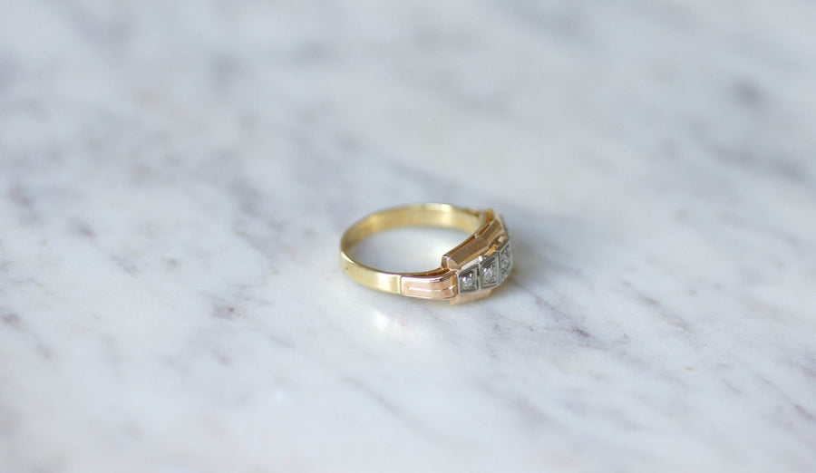 Art Deco bandeau diamond ring - Galerie Pénélope