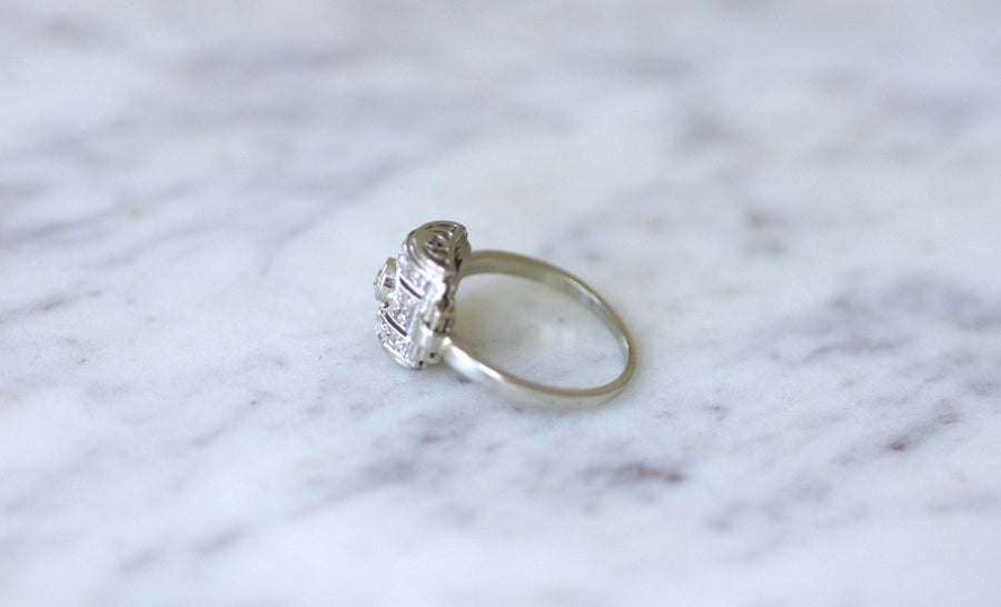 Art Deco diamond dome ring - Penelope Gallery