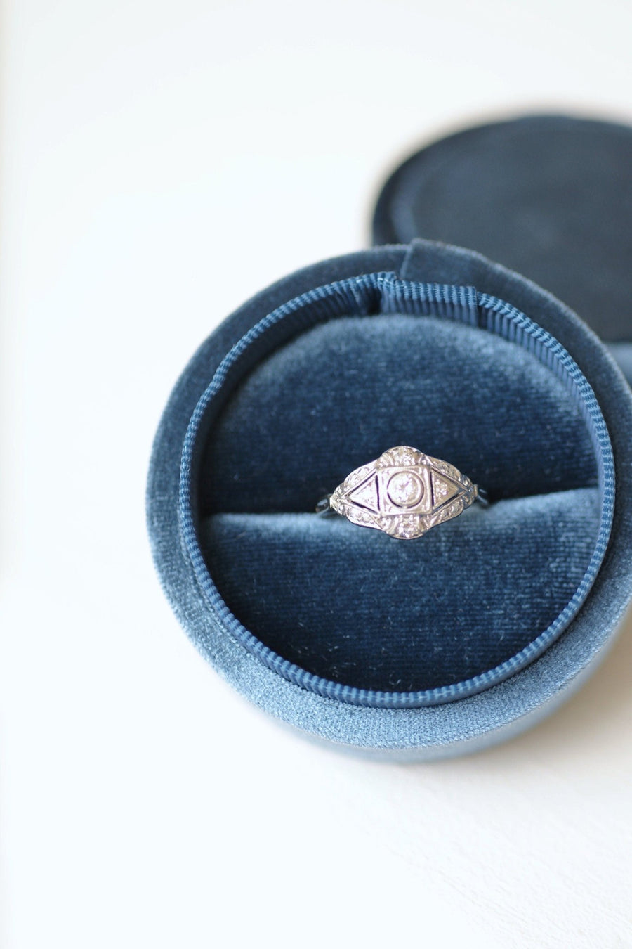 Art deco diamond dome ring - Penelope Gallery