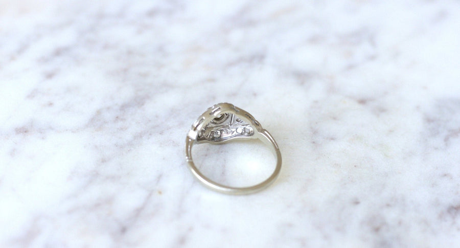 Art deco diamond dome ring - Penelope Gallery