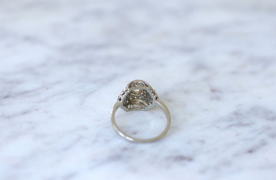 Art Deco diamond dome ring - Penelope Gallery