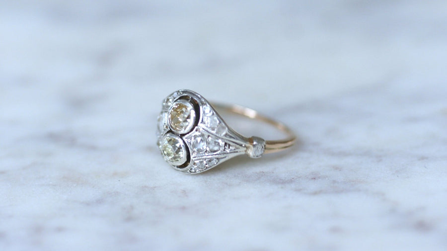 Belle Epoque diamond dome ring - Penelope Gallery