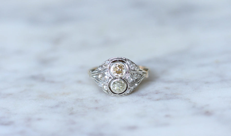 Belle Epoque diamond dome ring - Penelope Gallery