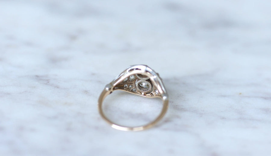 Belle Epoque diamond dome ring - Penelope Gallery