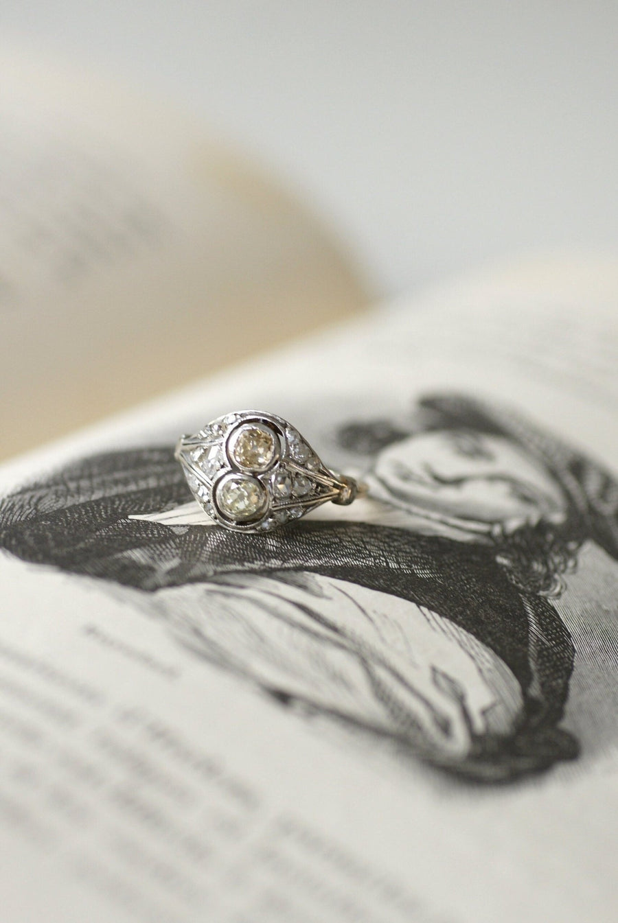 Belle Epoque diamond dome ring - Penelope Gallery