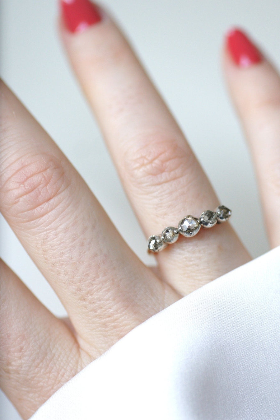 Antique diamond garter ring - Galerie Pénélope
