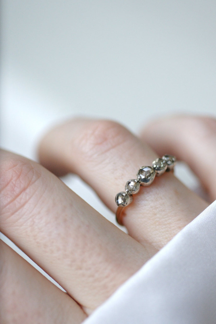 Antique diamond garter ring - Galerie Pénélope