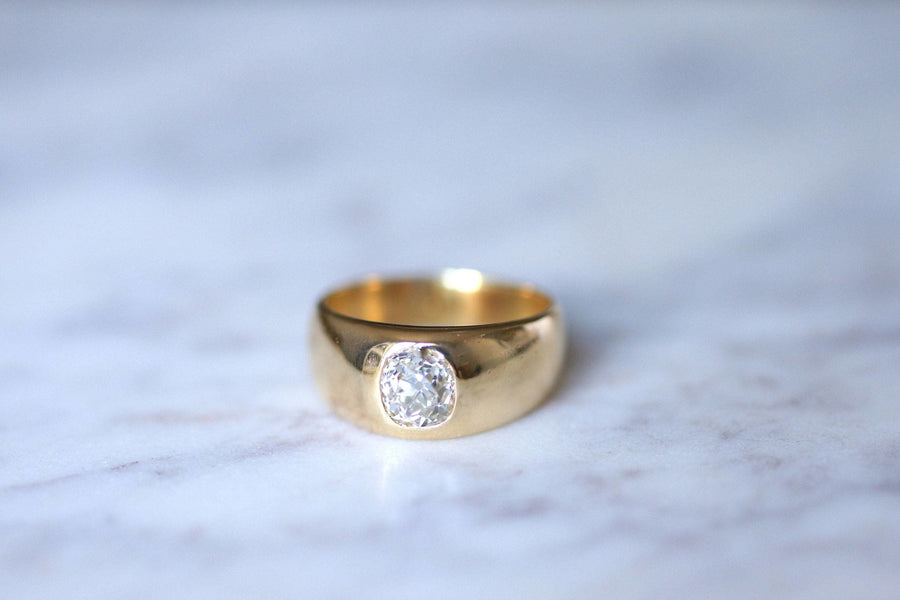 1.33 Cts old cut diamond ring - Penelope Gallery