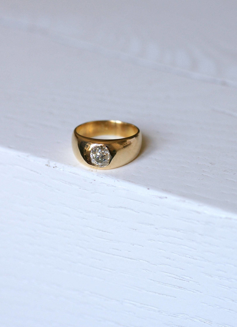 1.33 Cts old cut diamond ring - Penelope Gallery