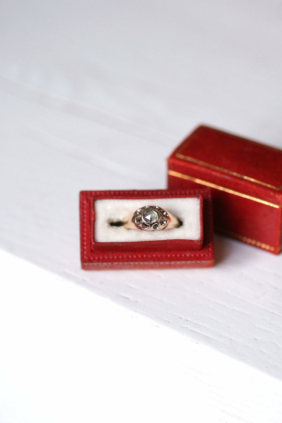 Antique Victorian gold and diamond rush ring - Galerie Pénélope