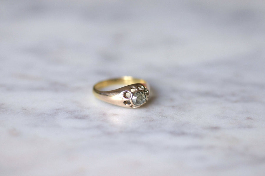Antique Victorian gold and diamond rush ring - Galerie Pénélope