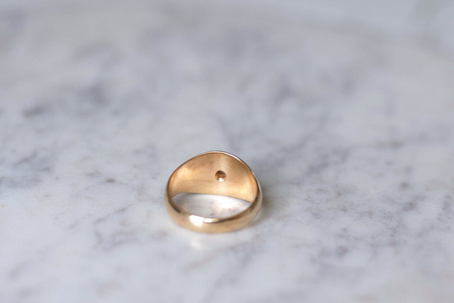 Vintage rose gold and diamond ring - Penelope Gallery