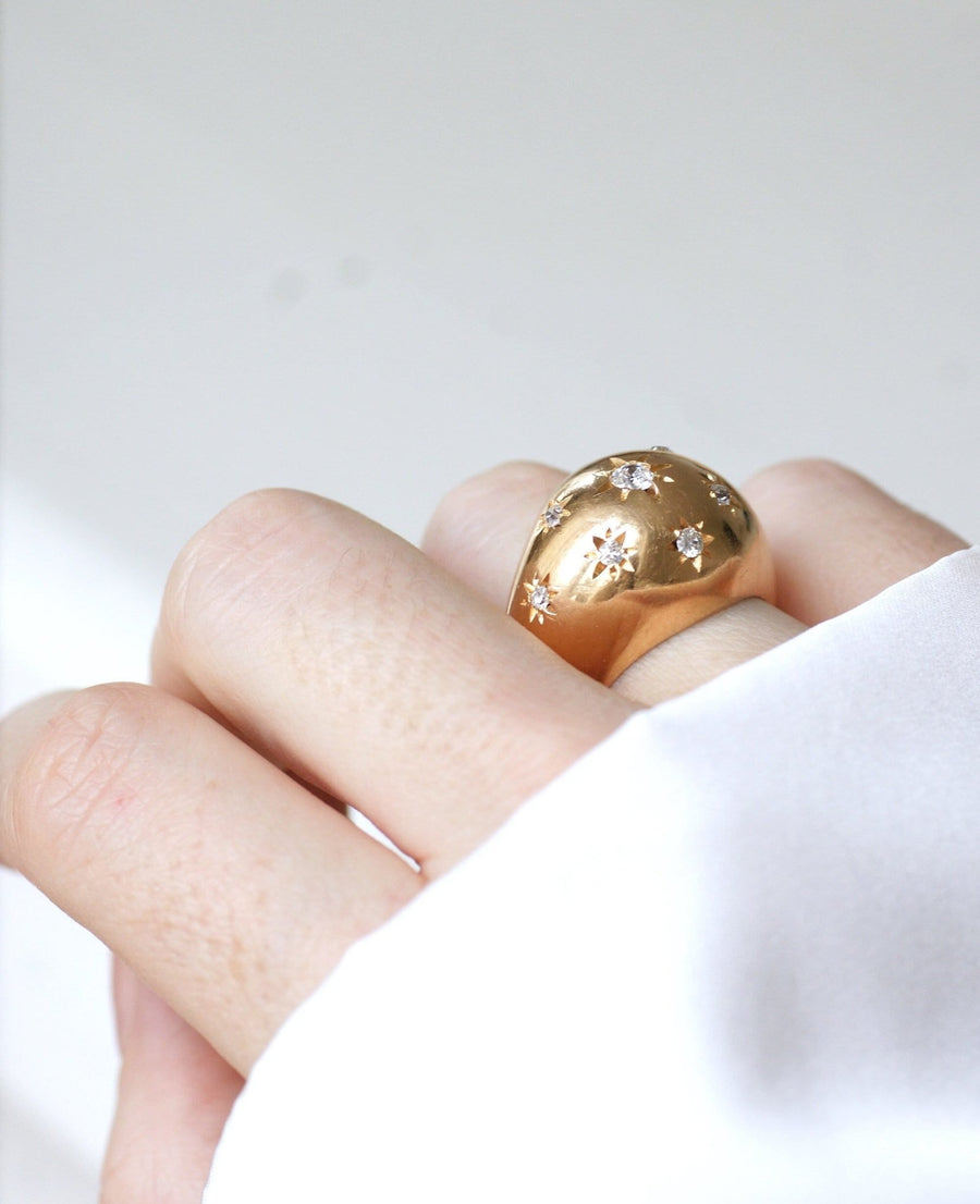 Large constellation diamond ring - Galerie Pénélope