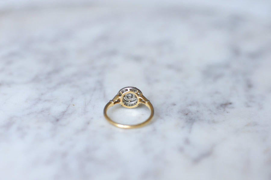 Antique diamond daisy ring - Penelope Gallery