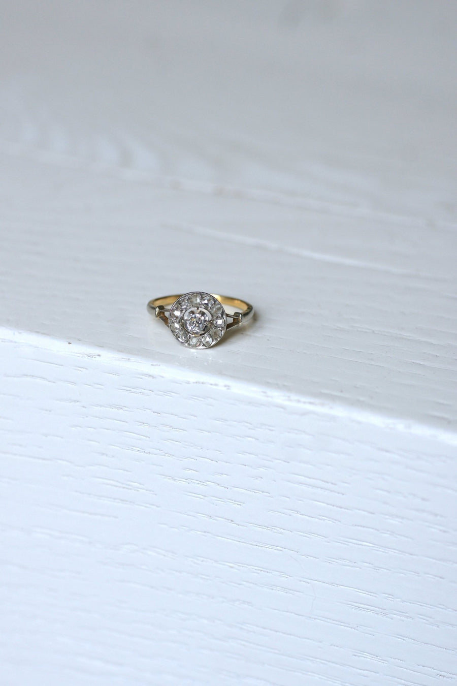 Antique diamond daisy ring - Penelope Gallery
