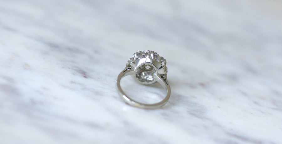 2-carat diamond daisy ring - Galerie Pénélope