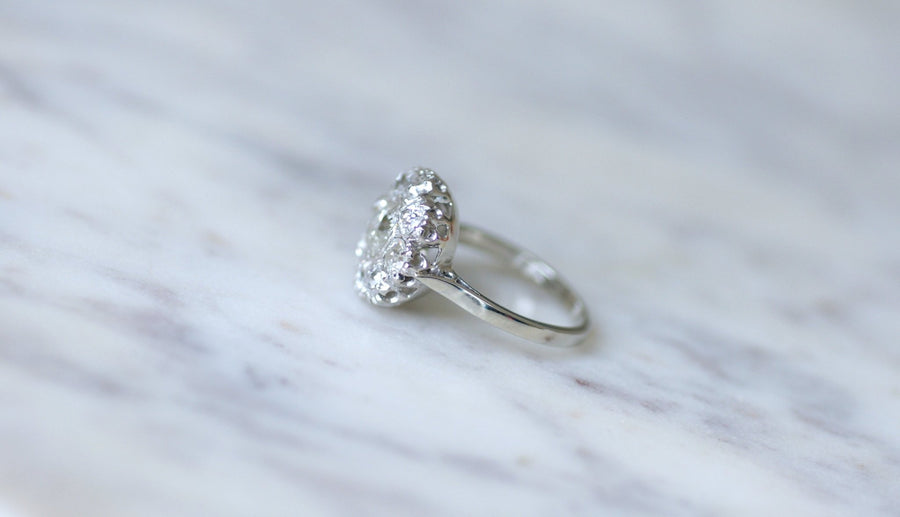 2-carat diamond daisy ring - Galerie Pénélope