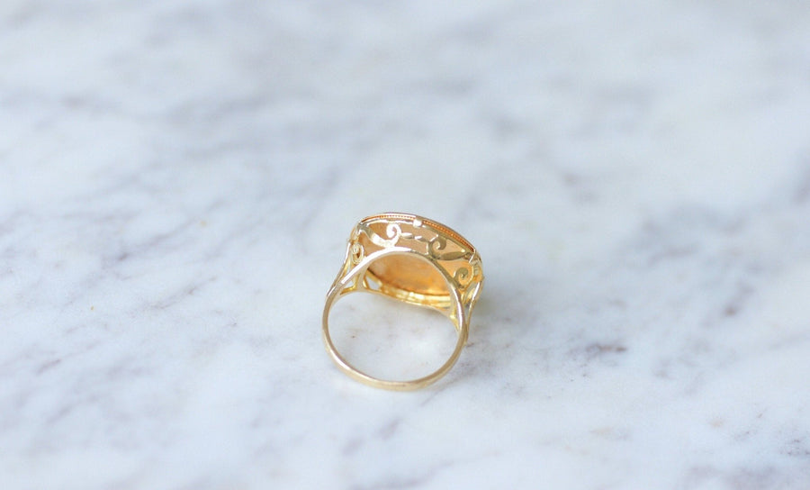 Gold ring Marianne 10 Francs - Penelope Gallery
