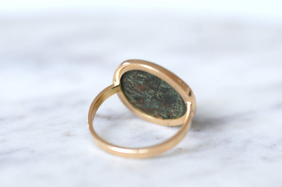 Roman coin ring Constance Galle - Penelope Gallery