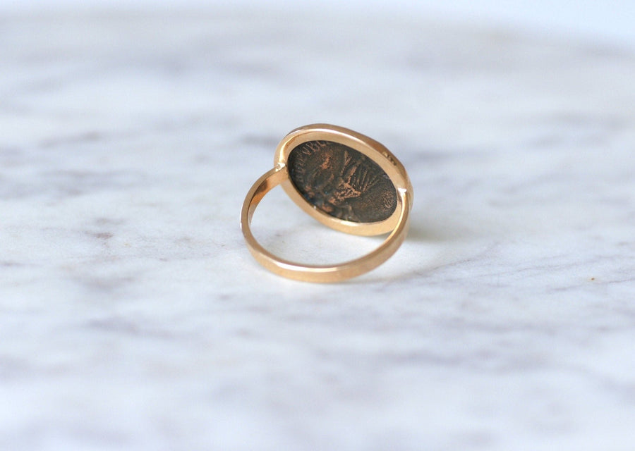Roman coin ring Flavius Valens - Penelope Gallery