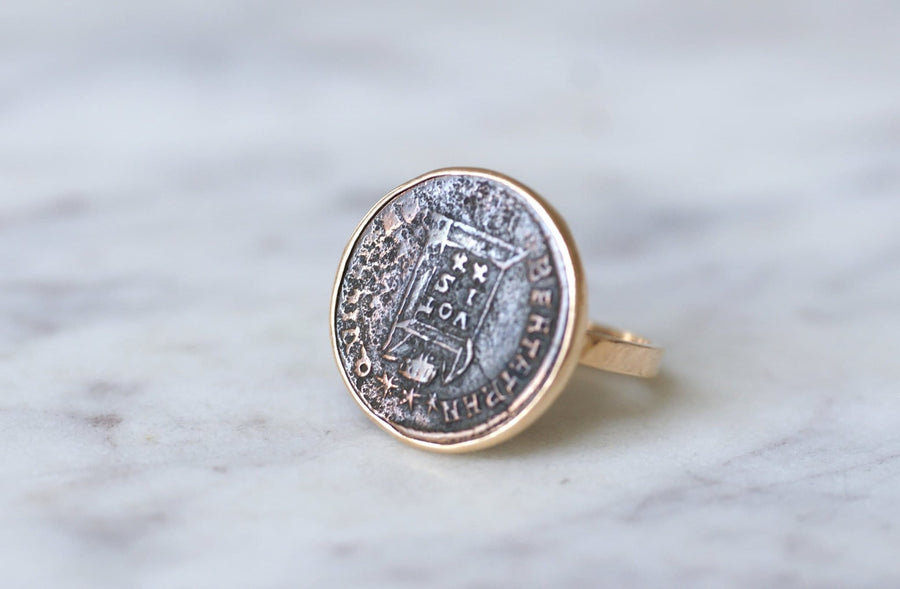 Roman Nummus ring - Penelope Gallery