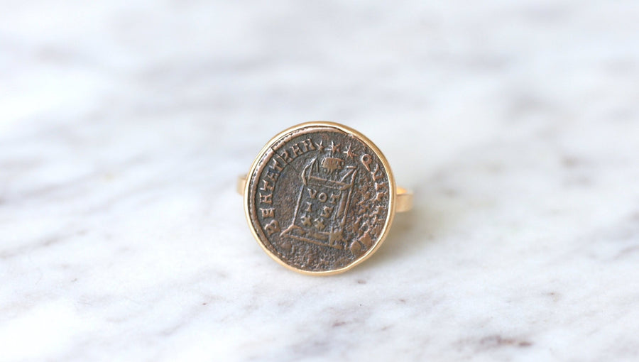 Roman Nummus ring - Penelope Gallery