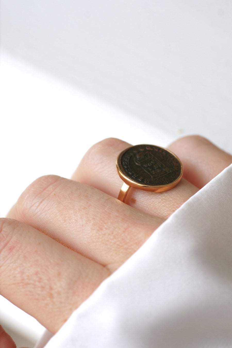 Roman Nummus ring - Penelope Gallery