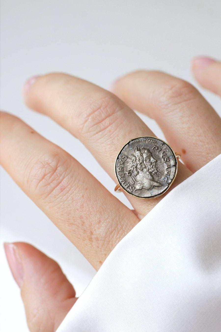 Roman coin ring Septimius Severus - Penelope Gallery