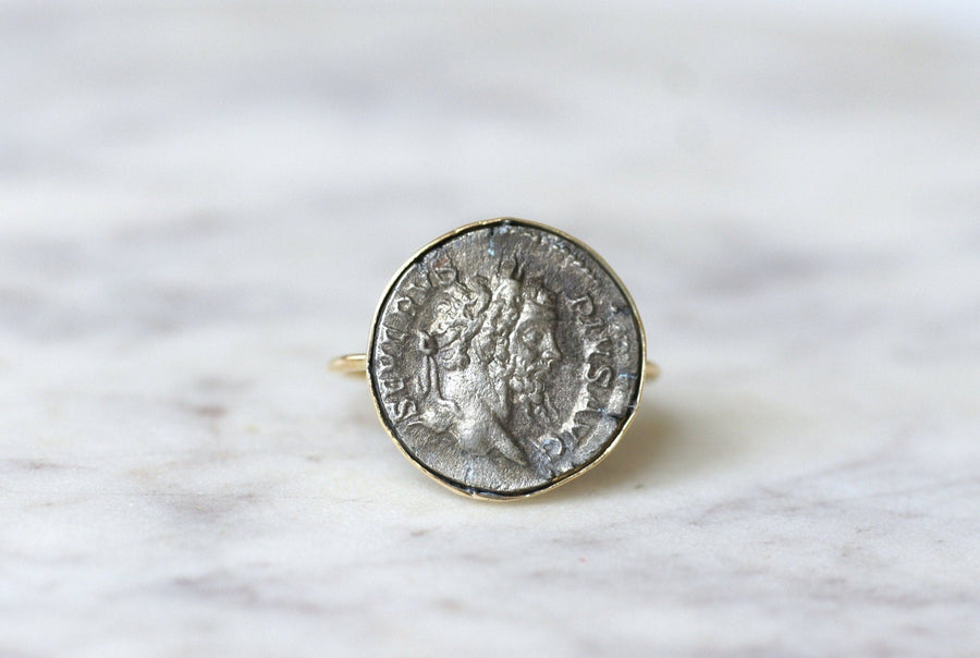 Roman coin ring Septimius Severus - Penelope Gallery