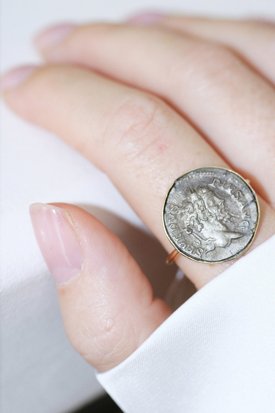 Roman coin ring Septimius Severus - Penelope Gallery