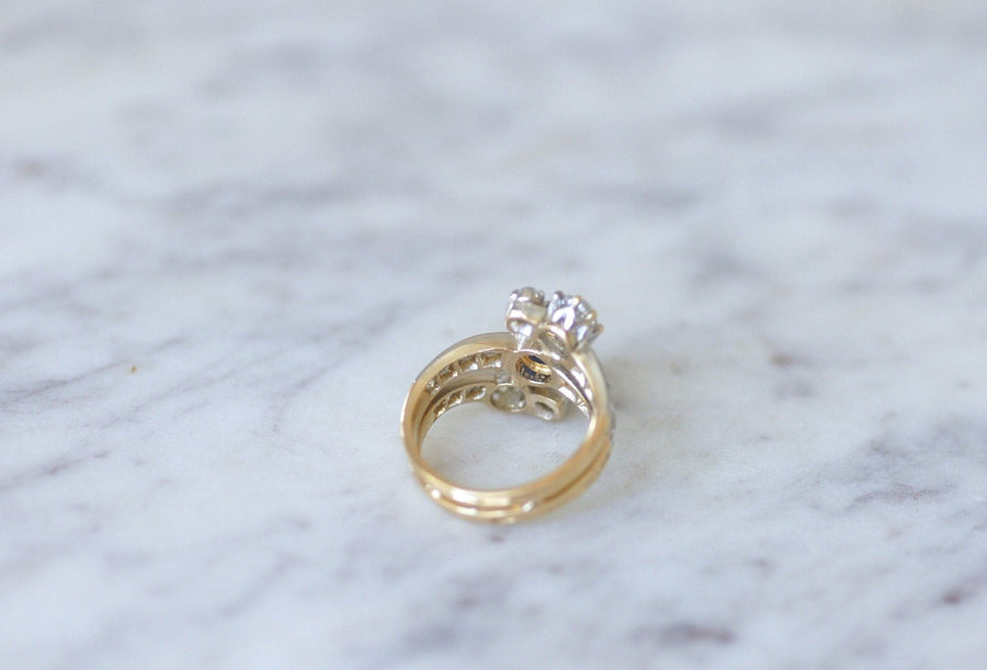 Belle Epoque sapphire and diamond ring - Galerie Pénélope