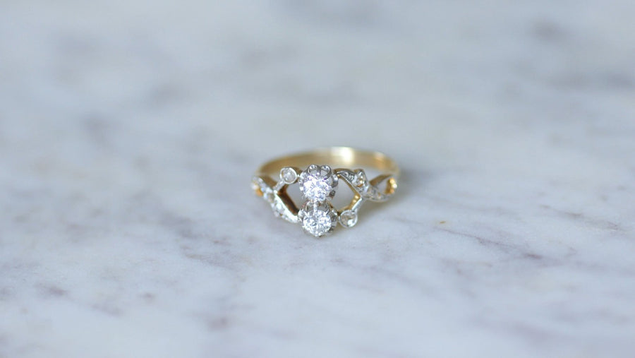 You and Me diamond ring - Penelope Gallery