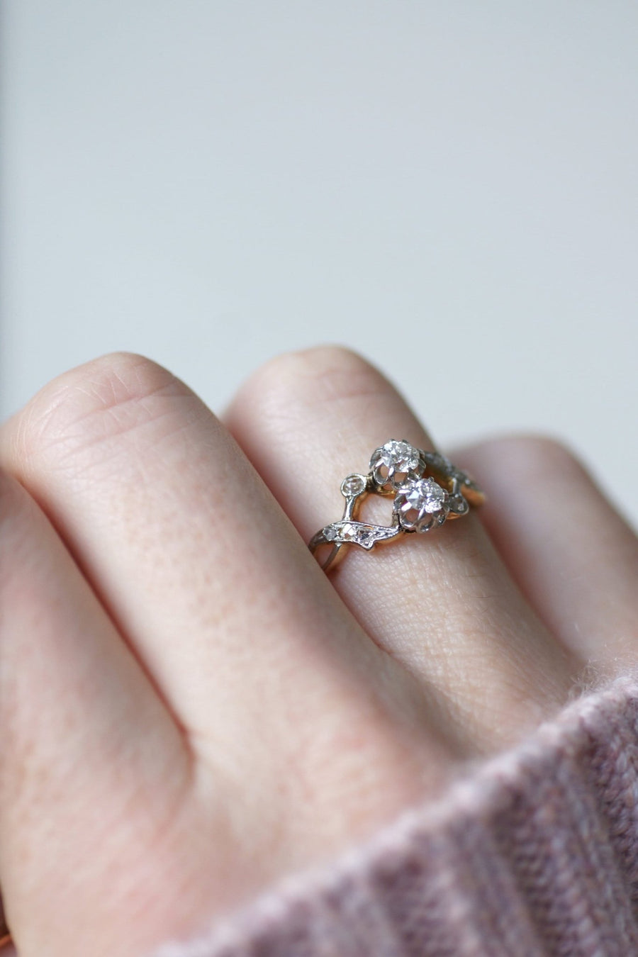 You and Me diamond ring - Penelope Gallery