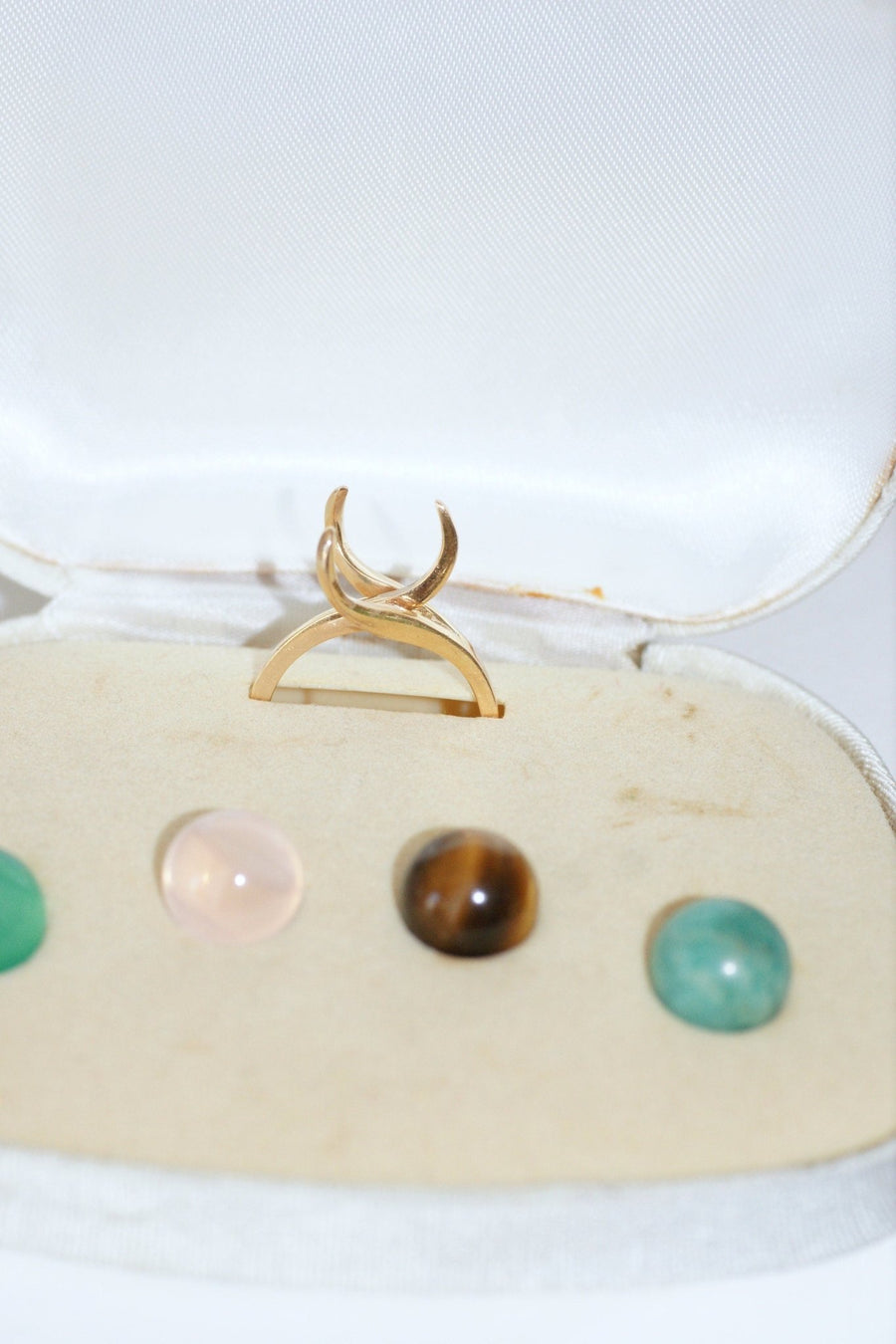 Vintage ring with interchangeable stones - Penelope Gallery