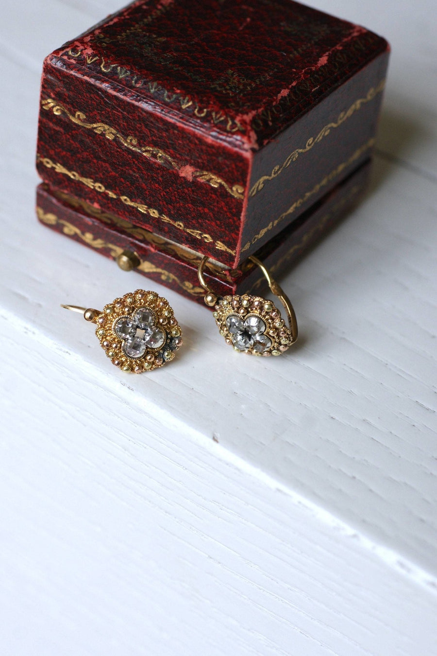 Charles X diamond earrings - Penelope Gallery