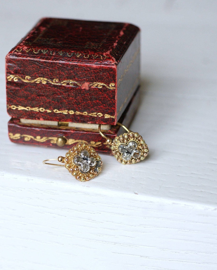 Charles X diamond earrings - Penelope Gallery