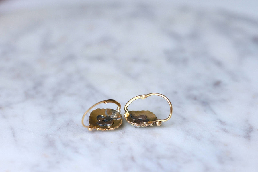 Charles X diamond earrings - Penelope Gallery
