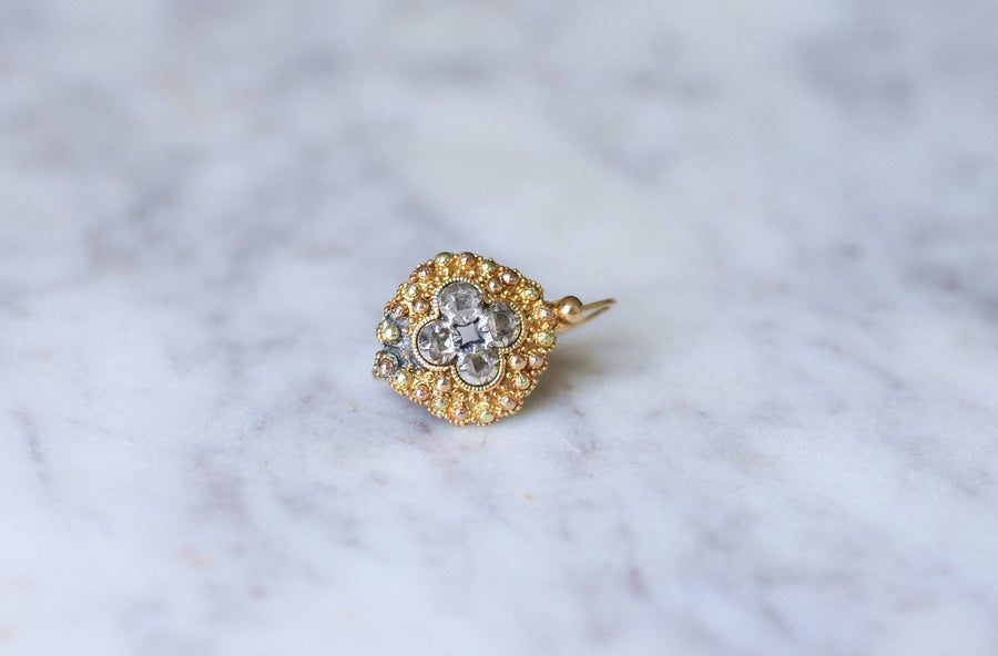 Charles X diamond earrings - Penelope Gallery