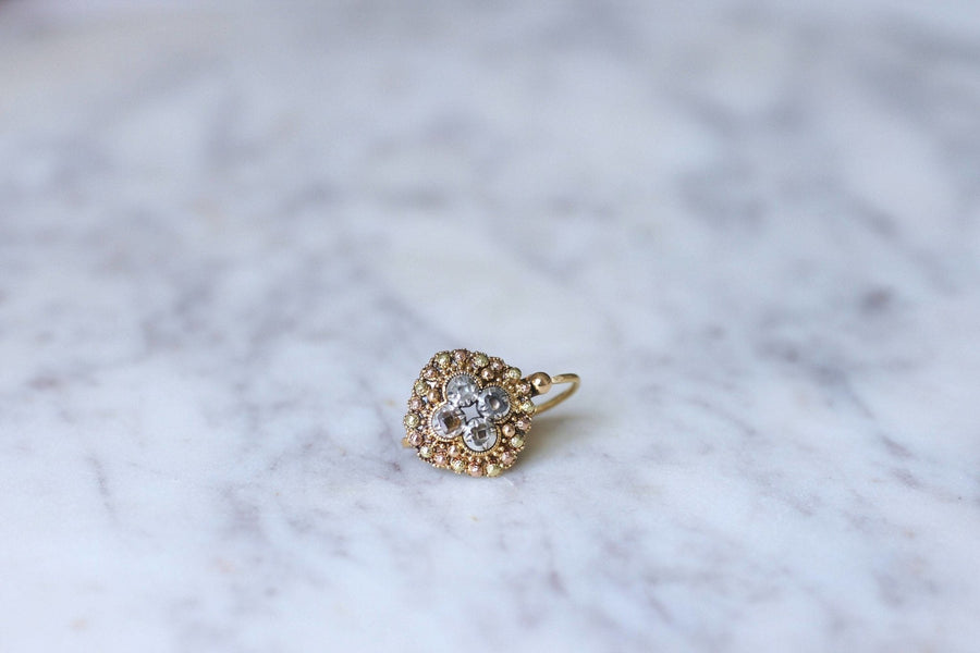Charles X diamond earrings - Penelope Gallery