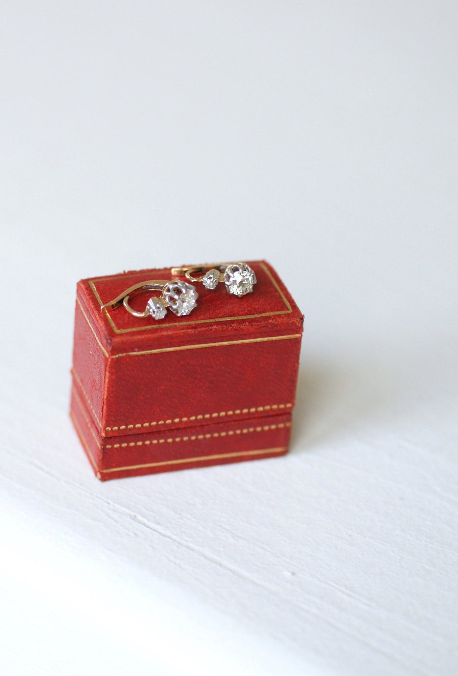 0.85 ct diamond earrings - Galerie Pénélope