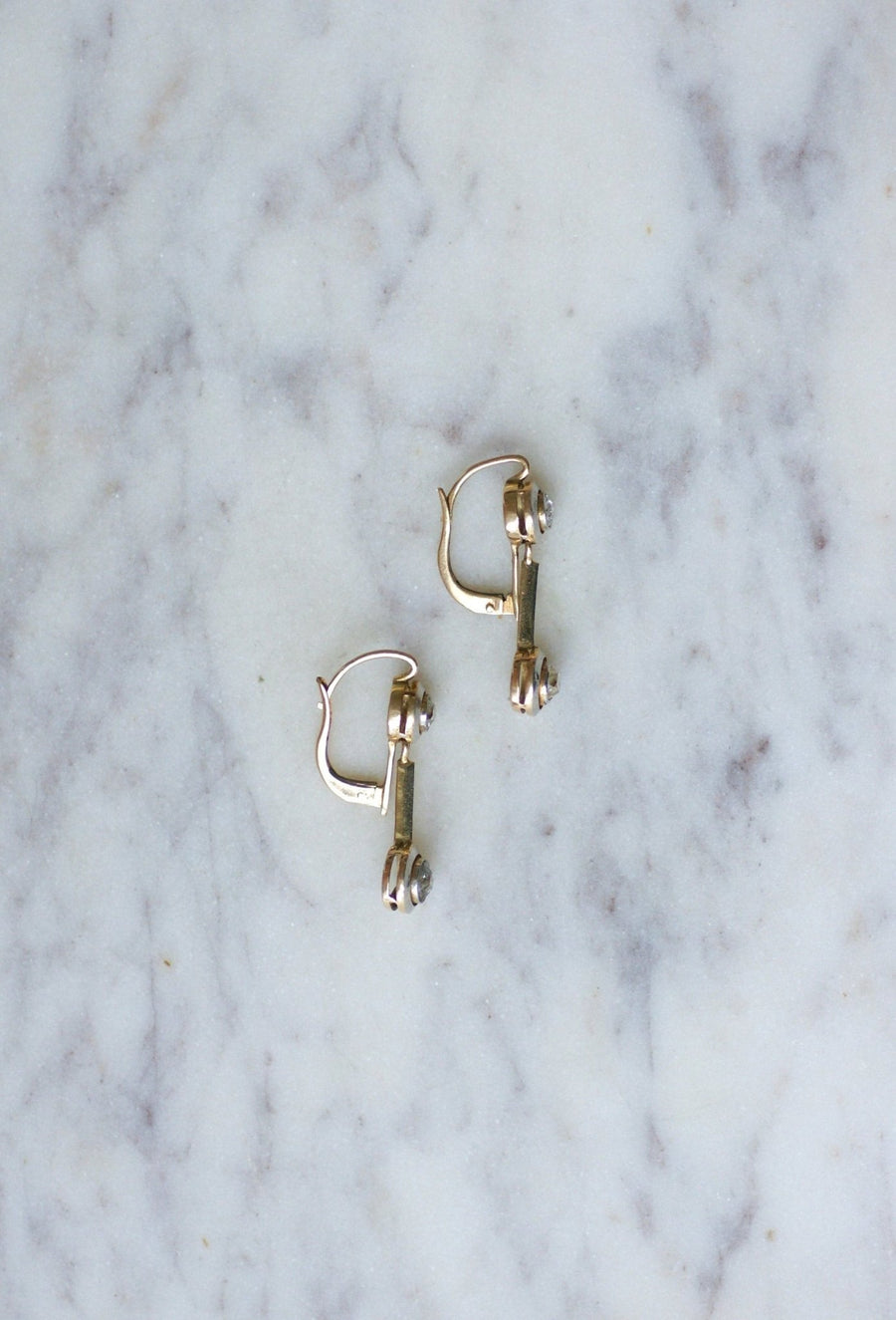 Art Deco diamond earrings - Penelope Gallery
