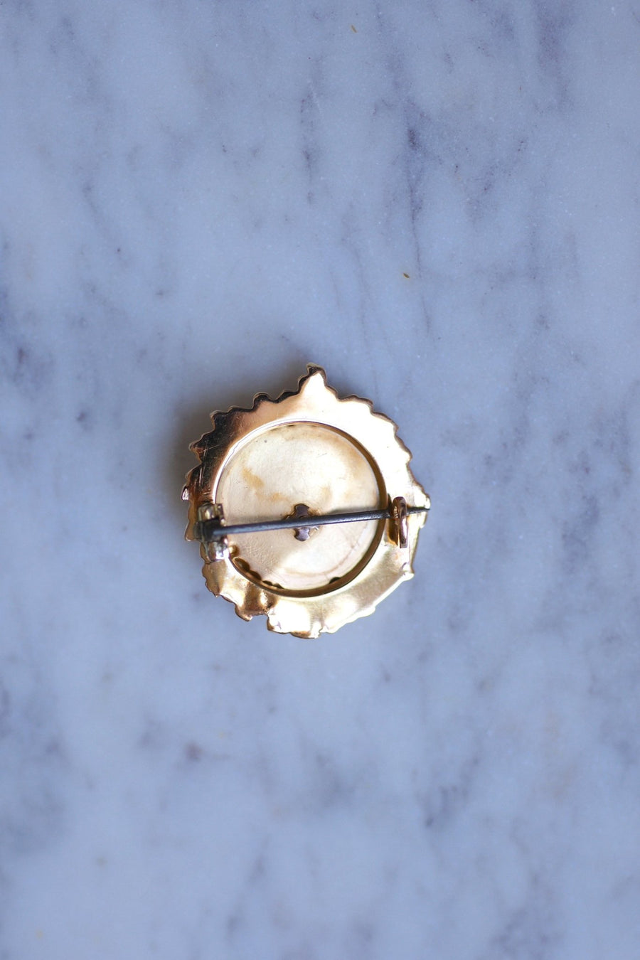 Antique Victorian brooch in gold and diamond fly - Galerie Pénélope