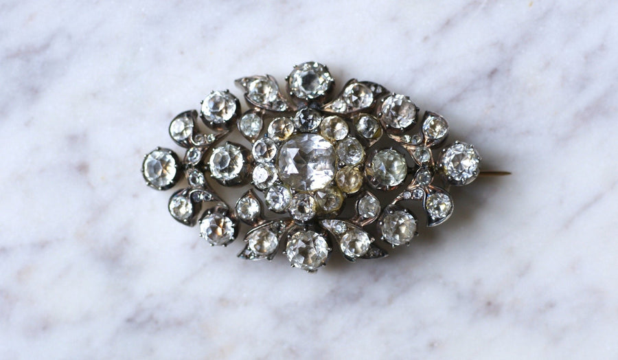 Rhinestone Pendant Brooch - Penelope Gallery